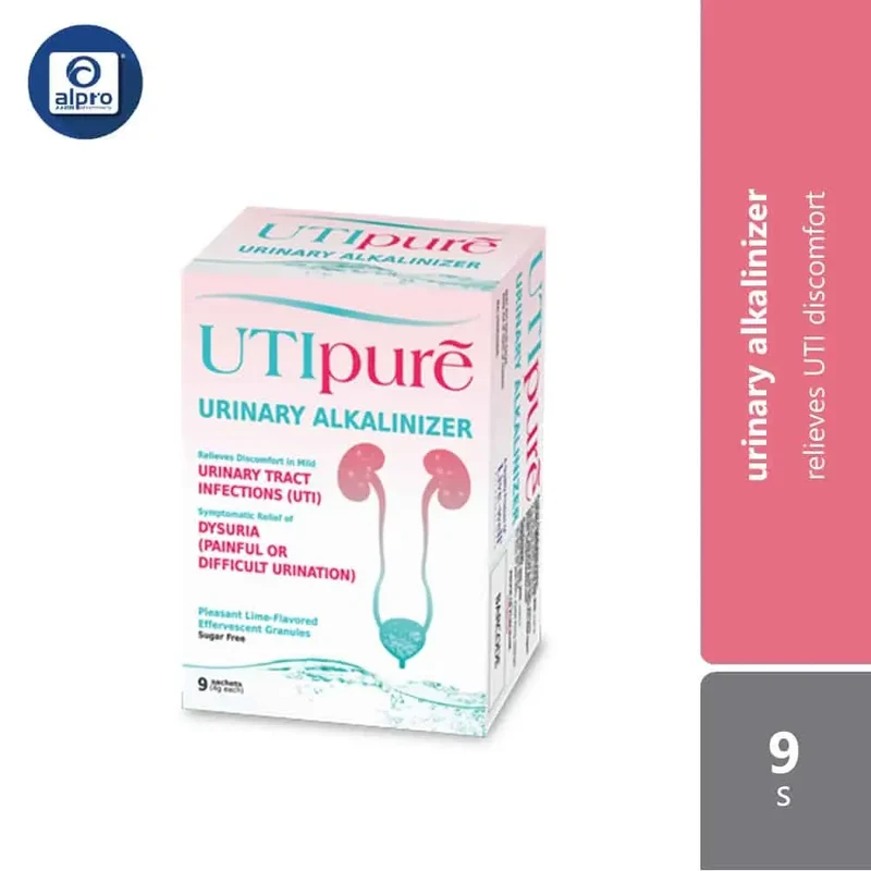 Live-Well Utipure Urinary Alkalinizer 9s | Relieves UTI Discomfort