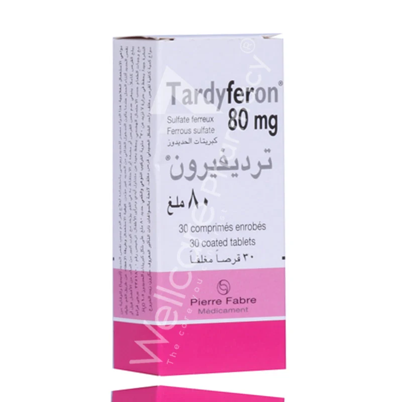 Tardyferon 80mg Tablets 30'S