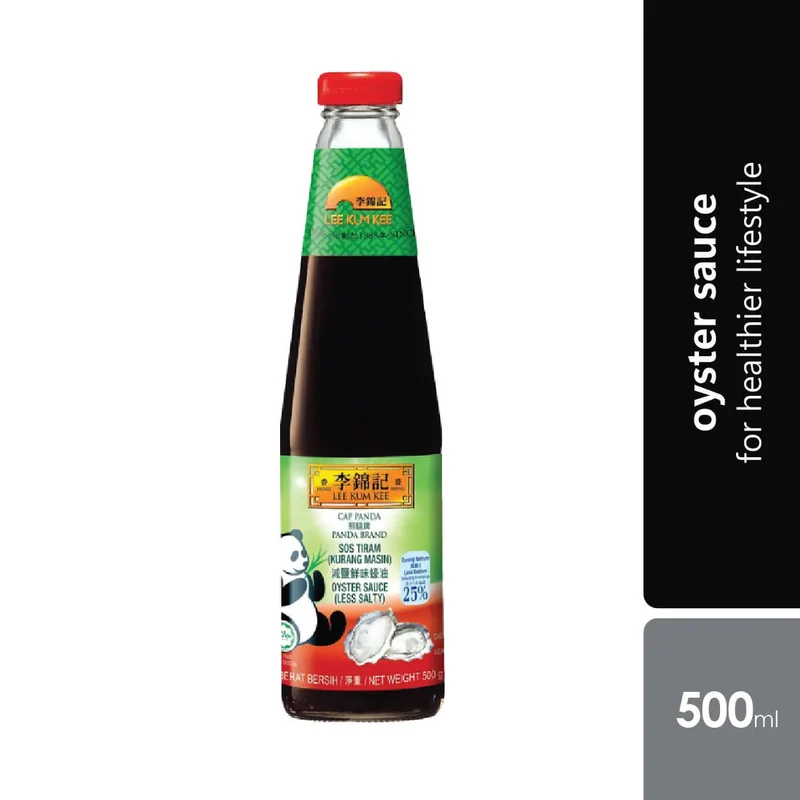 Lee Kum Kee Panda Oyster Sauce Less Salty 500g | Dipping Sauce