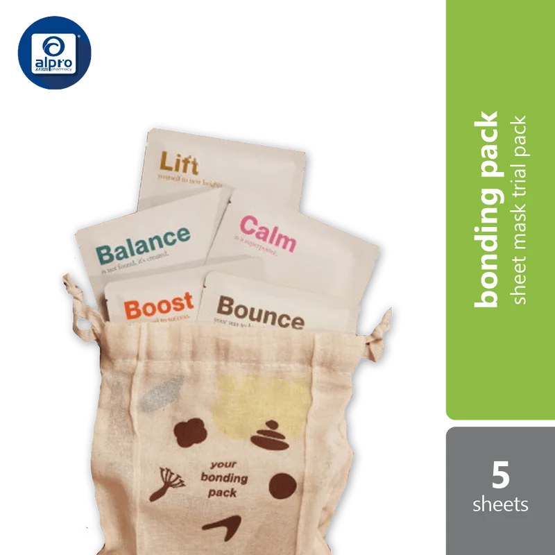 Leamly Bonding Pack Sheet Mask Trial Pack 5s | BOOST Super Hydrating Sheet Mask