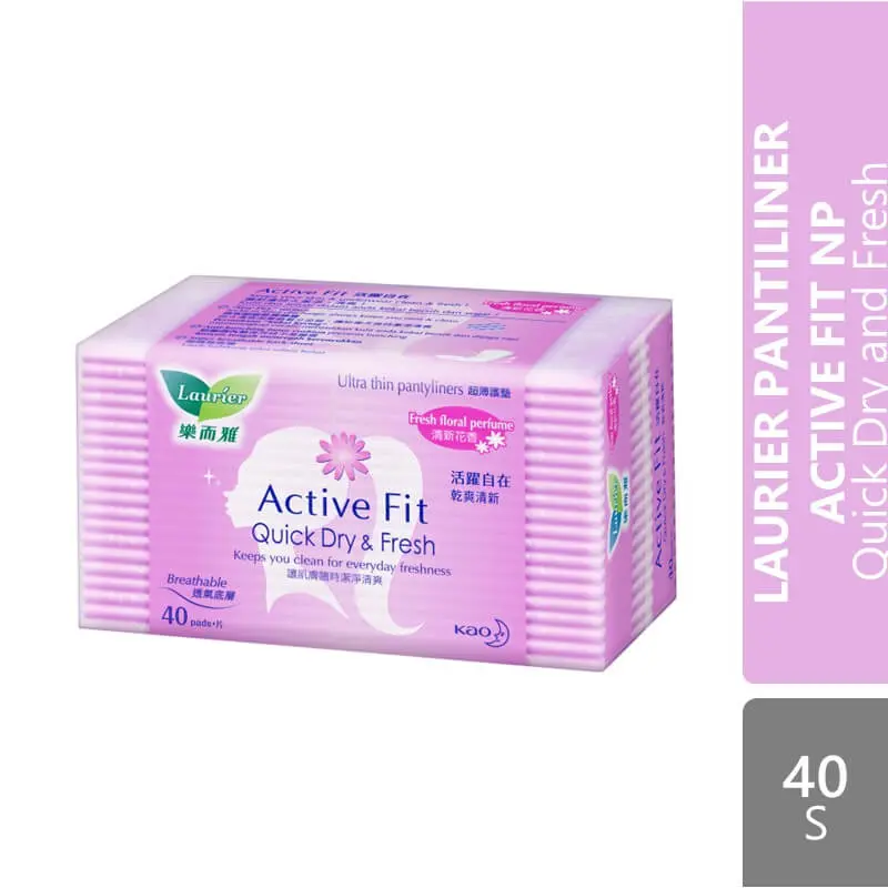 Laurier Pantiliner Active Fit P- Flower 40s