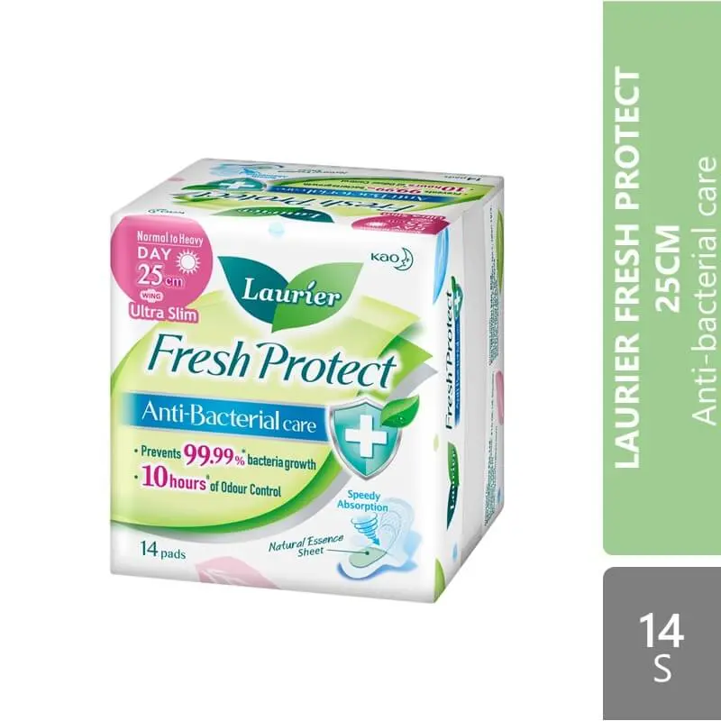 Laurier Fresh Protect 25cm 14s