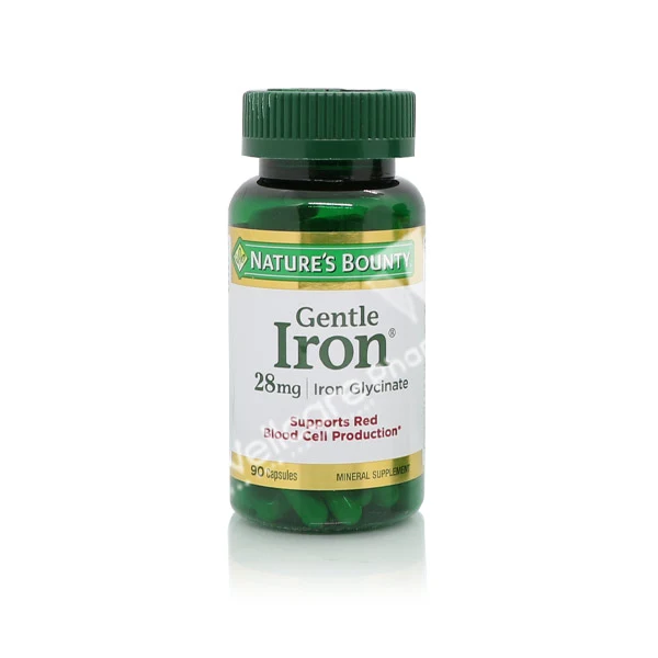 Natures Bounty-Gentle Iron 28mg Capsule 90'S