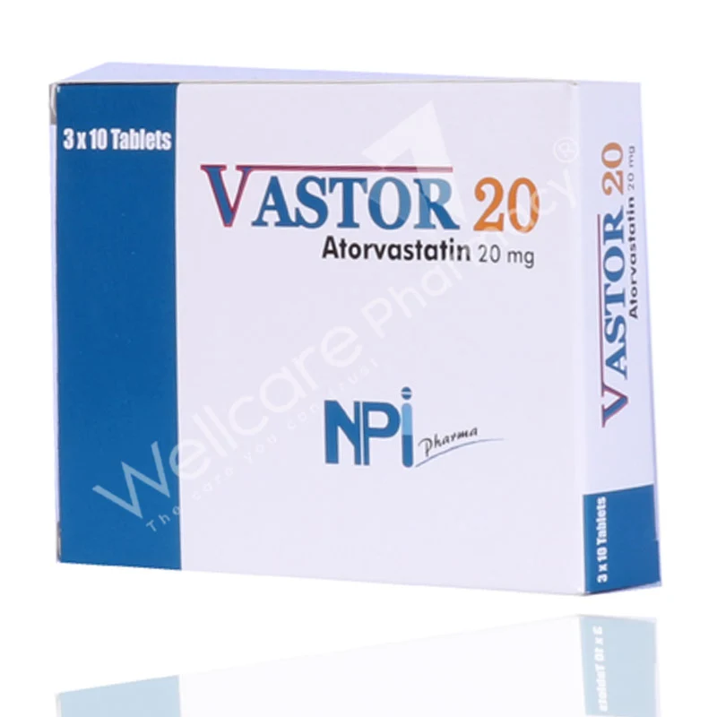 Vastor 20mg Tablets 30'S