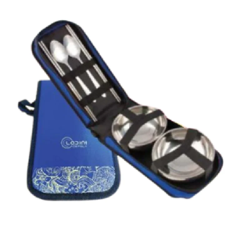 Ladini Ciotola Stainless Steel Travel Tableware Set