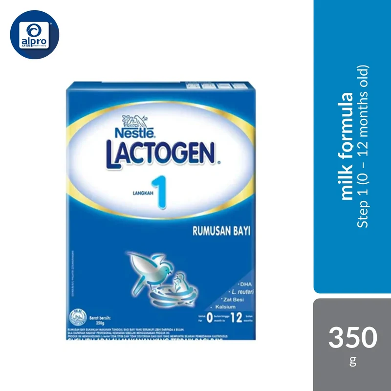 Lactogen 1 BIB 350g | Enriched with DHA for Brain Development