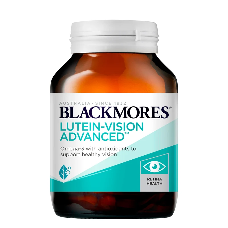 Blackmores Lutein Vision Advanced Omega3 Antioxidant Supplement 60caps