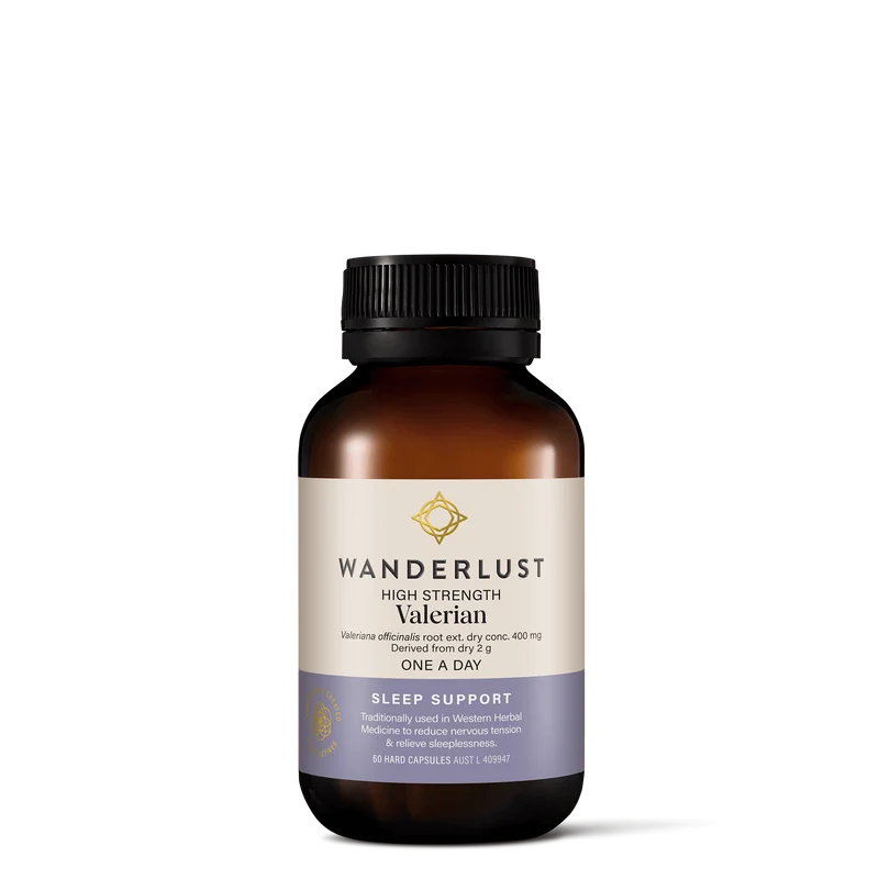 Wanderlust High Strength Valerian 60 capsules