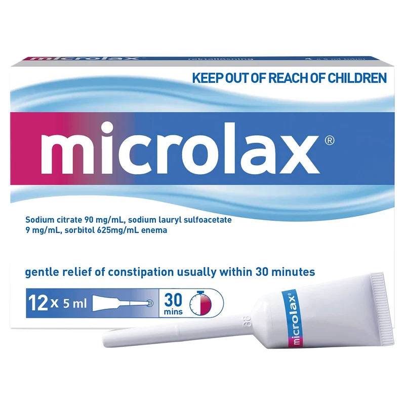 MICROLAX Micro enemas 5ml 12pk