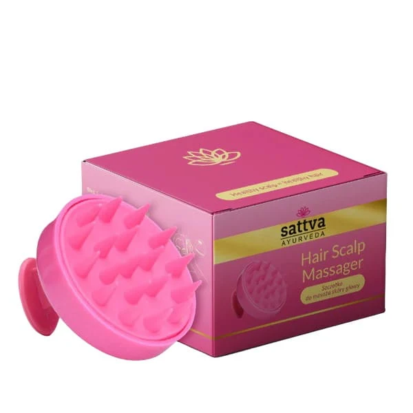 KOPFHAUTMASSAGEBÜRSTE ROSA - SATTVA