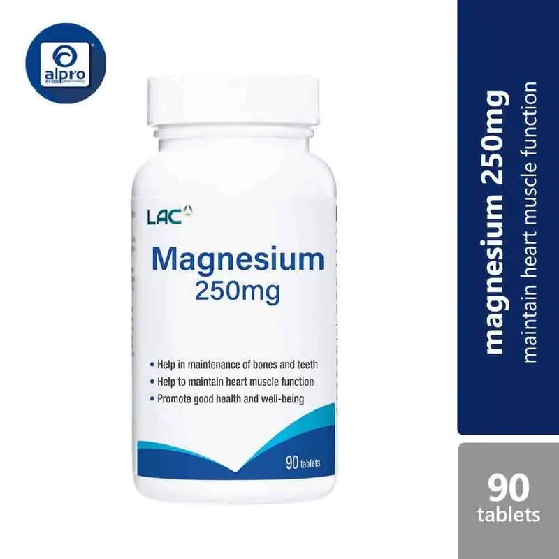 LAC Magnesium 250mg 90s