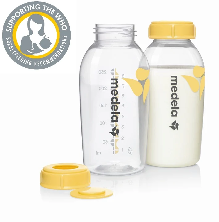 Medela Baby Milk Bottles 250ml 2'S