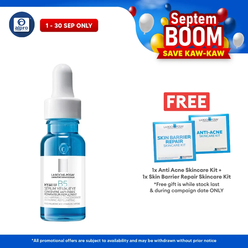 La Roche Posay Hyalu B5 Eye Serum 15ml | Plumps & Repairs Skin Barrier