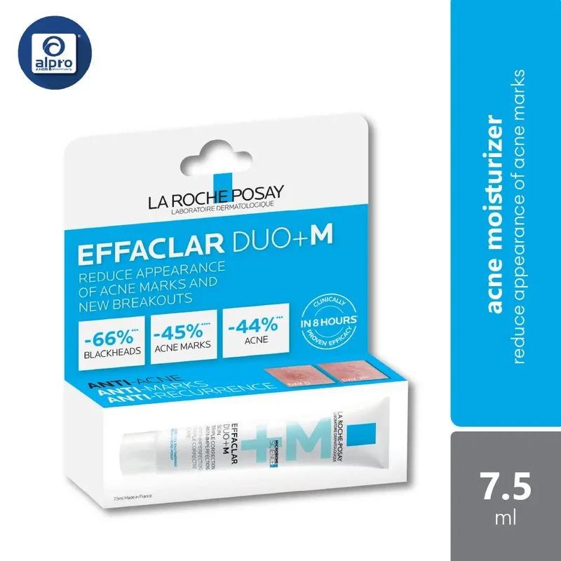La Roche Posay Effaclar Duo+ Acne Moisturiser 7.5ml | Reduce Appearance Of Acne Marks