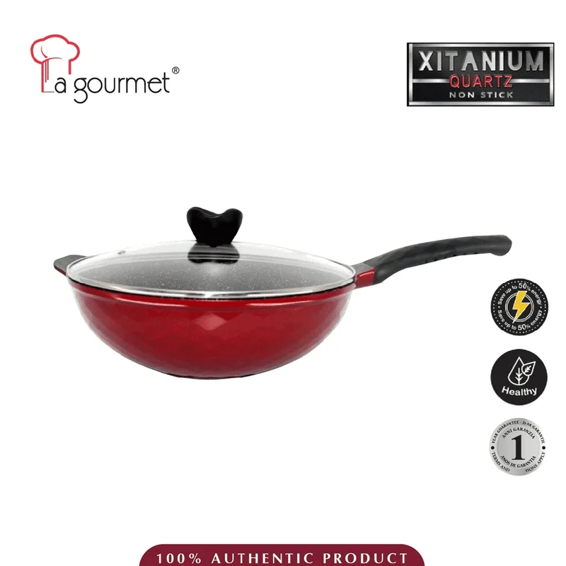 La Gourmet Vviva 32cm Stir Fry Wok 1s