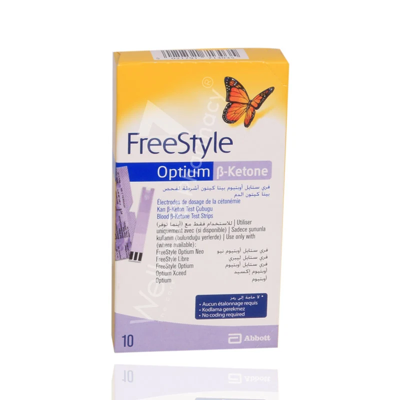 Freestyle Optium B-Ketone Strips 10'S