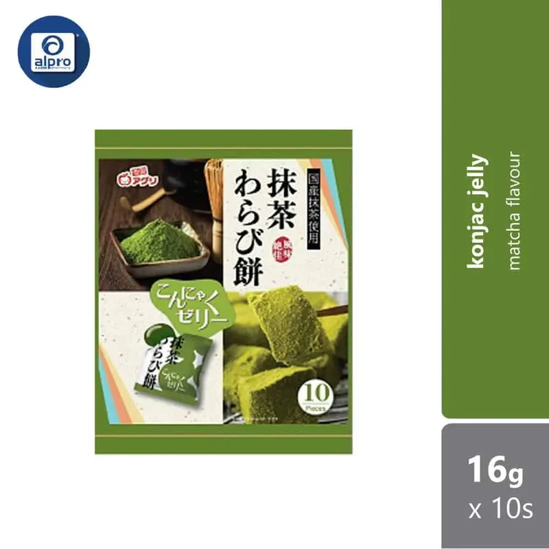 Konjac Jelly Matcha 16gx10s