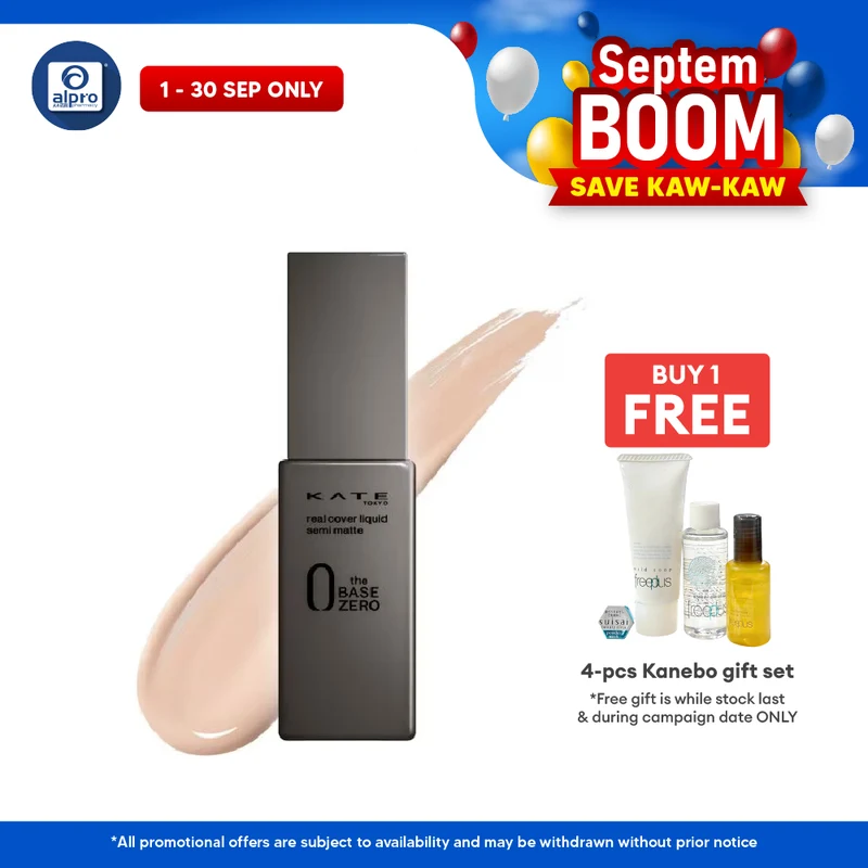 Kate Real Cover Liquid Semi-Matte (00/01/02/03/04)