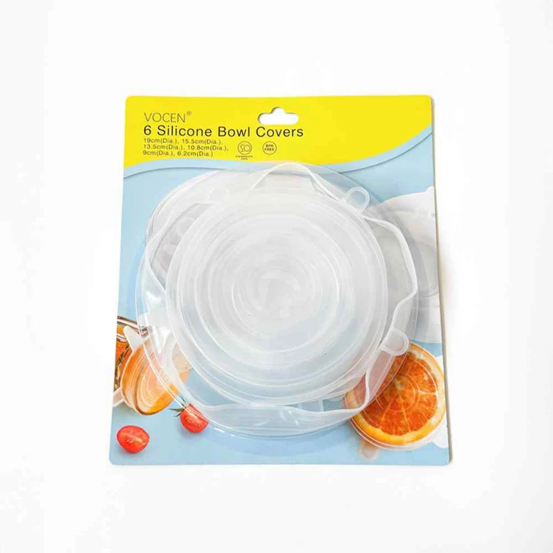 Silicon Stretch Lids 6pk