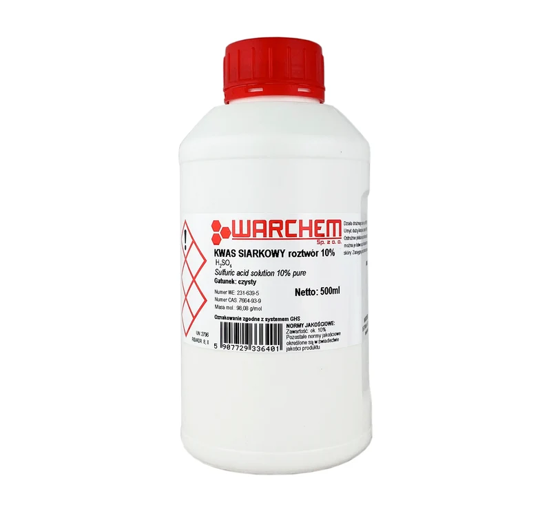 SCHWEFELSÄURE 10% - rein 500 ml WARCHEM