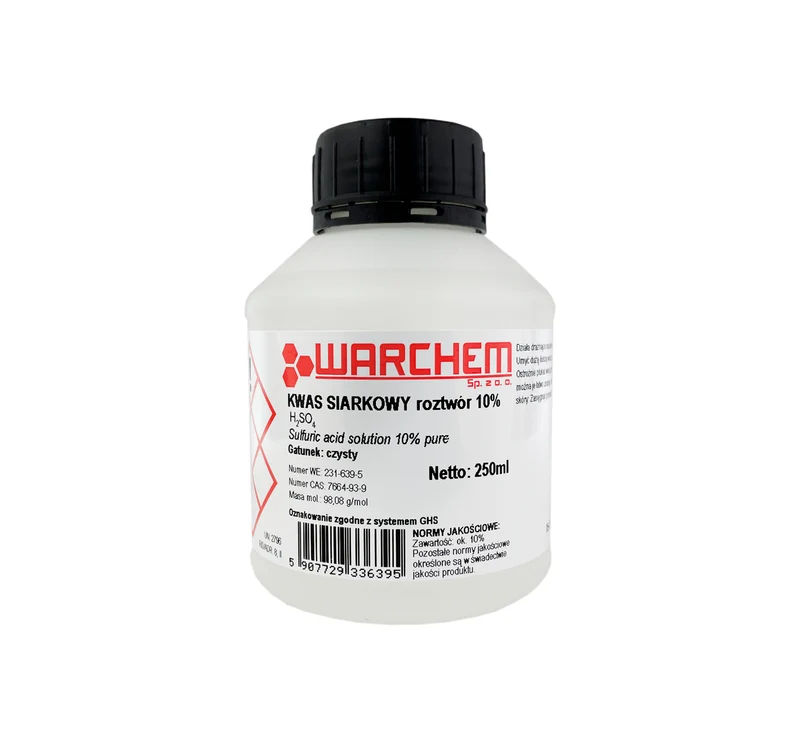 SCHWEFELSÄURE 10% - rein 250 ml WARCHEM
