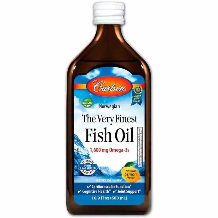 Carlson Labs Das allerfeinste Fischöl 500 ml Zitronengeschmack