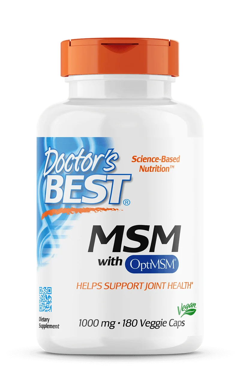 MSM mit OptiMSM Vegan 180 Kapseln Doctor's Best