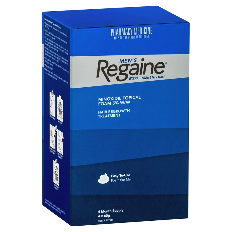 Regaine Men’s Extra Strength Foam 4 Months Supply