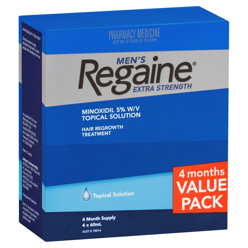 Regaine Extra Strength Solution for Men 4 Months Supply