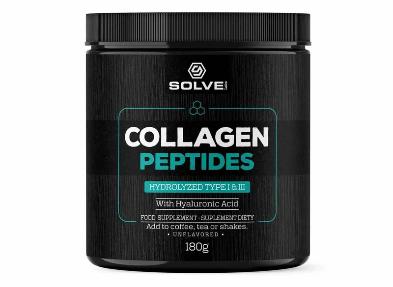 SolveLabs Collagen (hydrolysiertes Kollagenpulver) Typ 1 und 3 180g