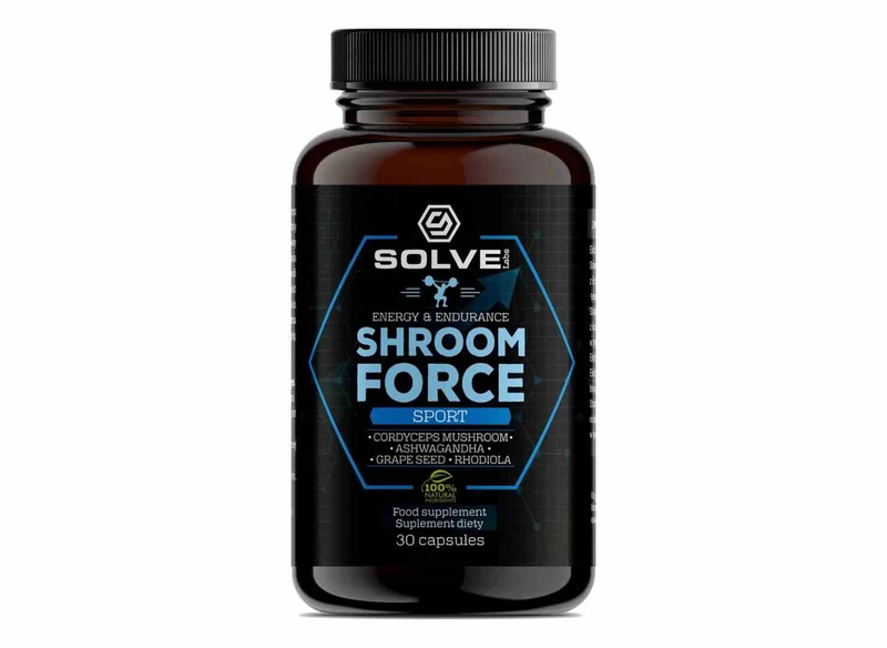 SolveLabs Shroom Force - Cordyceps Sinensis Atp Pre-workout 30 Kapseln