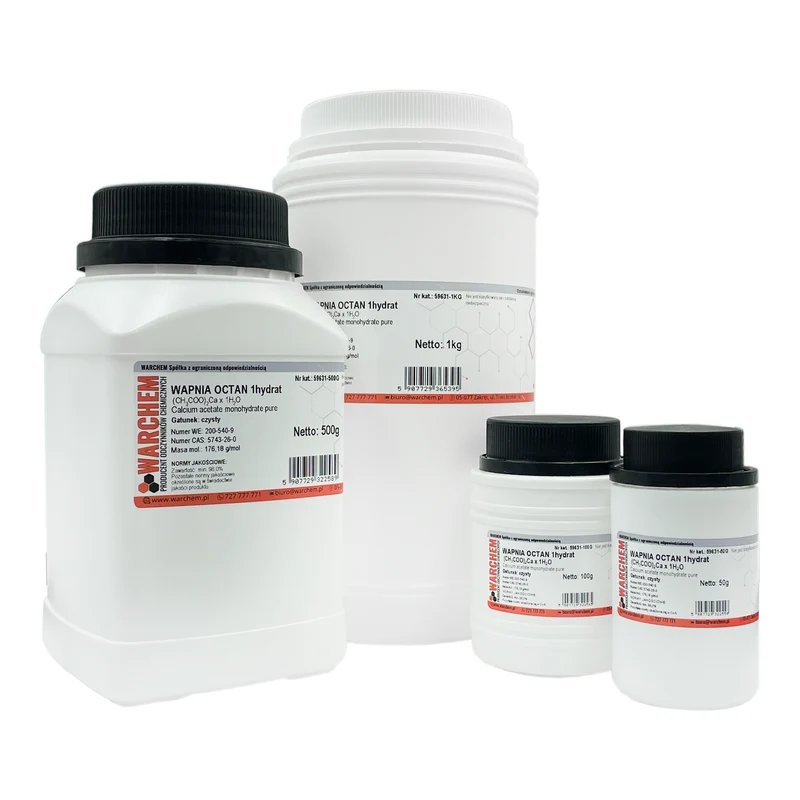 CALCIUM ACETATE 1hydrate - rein 50g WARCHEM