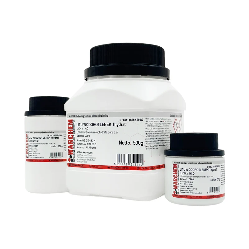 LITIUMHYDROTOXID 1hydrat - CZDA 10g WARCHEM