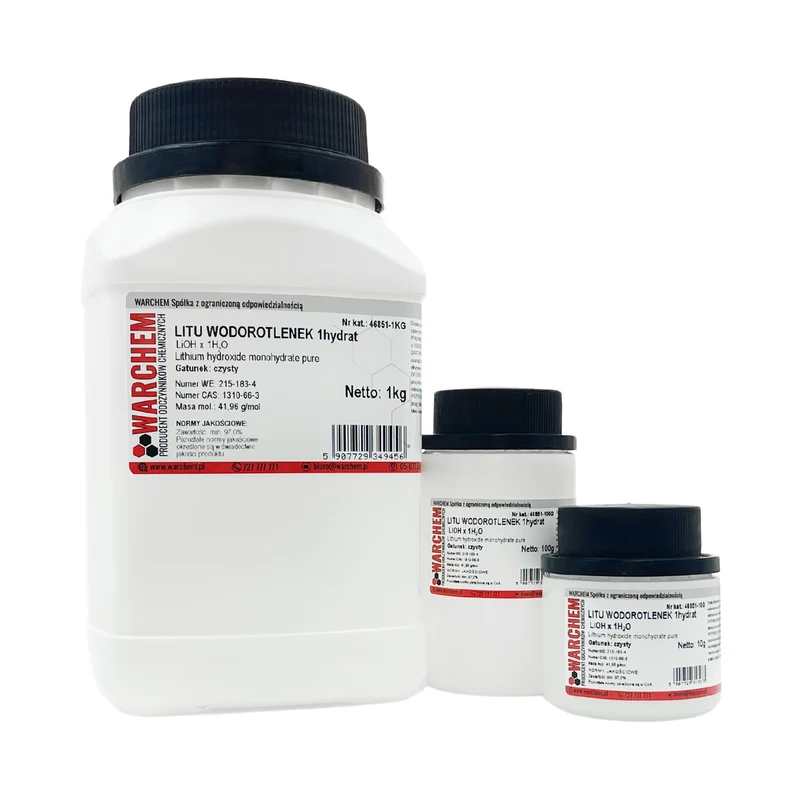 LITIUM HYDROTOXID 1hydrat - rein 10g WARCHEM