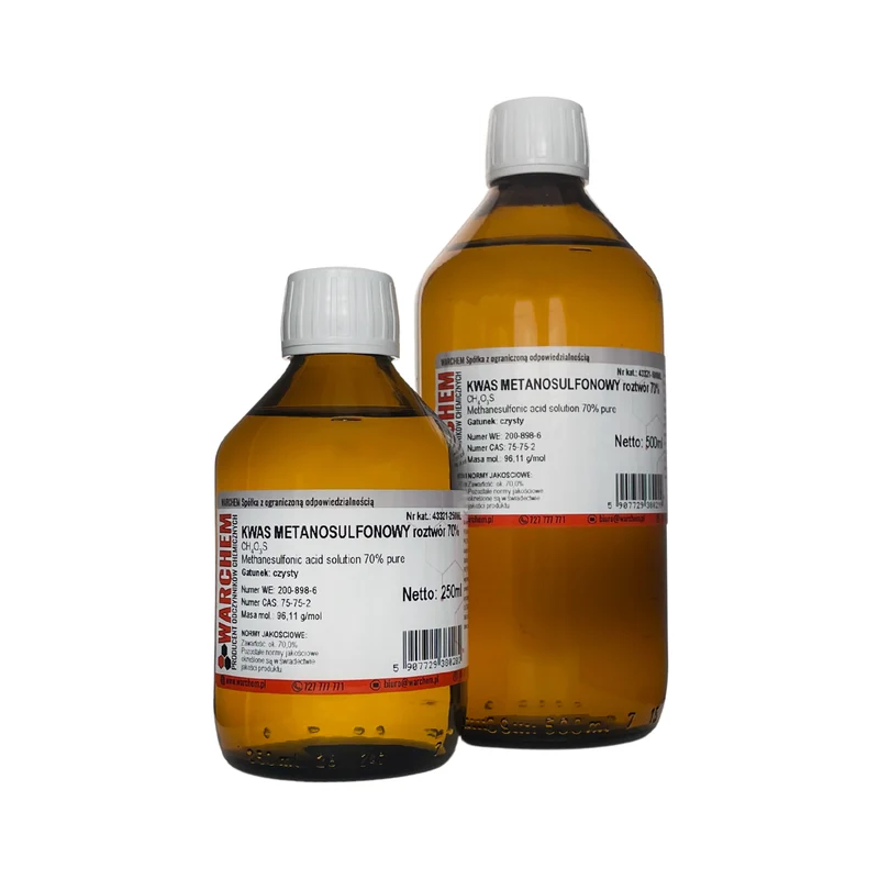METANOSULPHONSÄURE 70%ige Lösung - rein 100ml WARCHEM