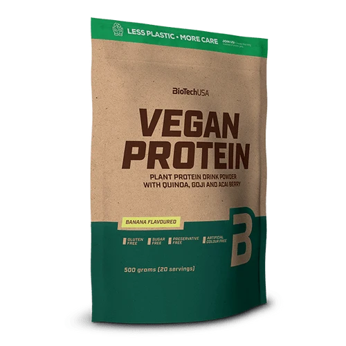BioTech USA Veganes Protein 500g mit Bananengeschmack