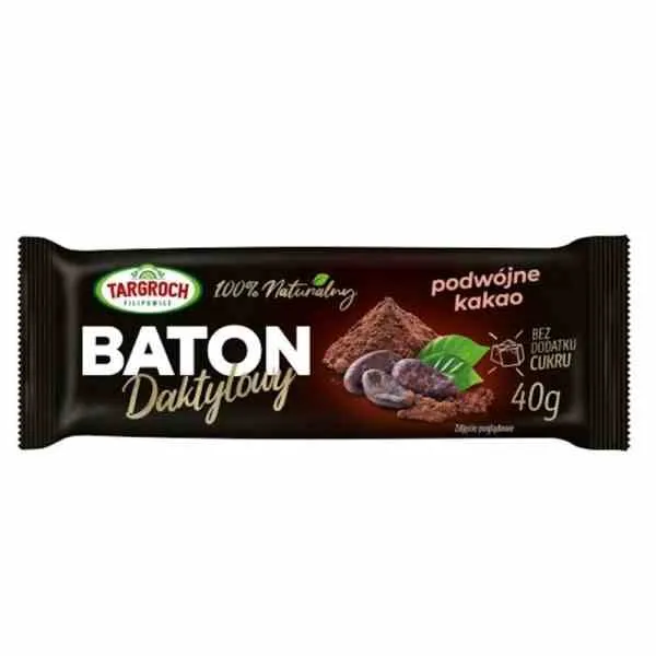 Targroch Doppelter Kakao-Dattel-Riegel 40g