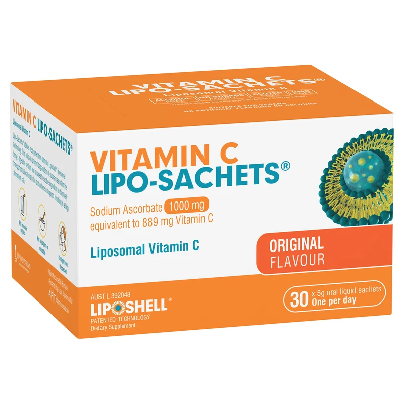 Liposomal Vitamin C Supplement Sachets Original Flavour 30x5g