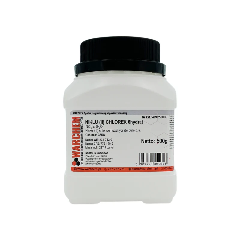 NICKEL(II)-CHLORID-HEXAHYDRAT - REIN 500g WARCHEM