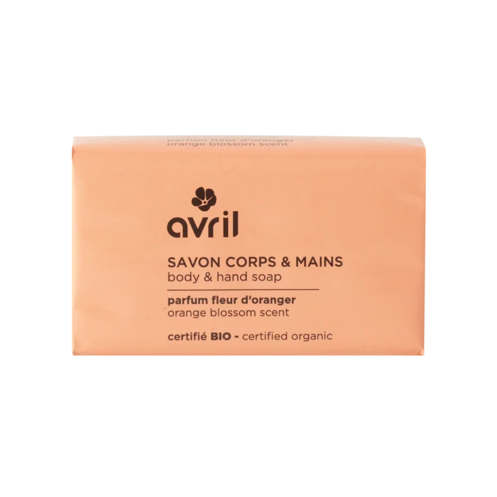 Avril Orange Blossom Hand- och Kroppstvål 100g