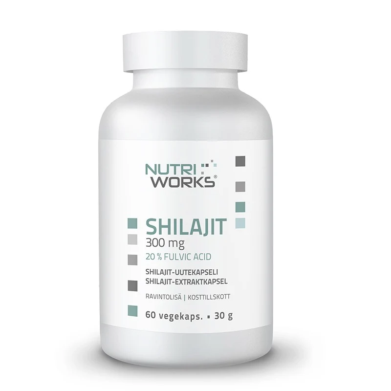 Nutri Works Shilajit 300 mg 60 kapslar