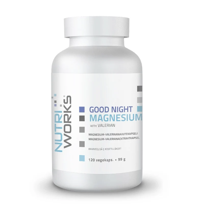 Good Night Magnesium med Vänderot 120 kapslar