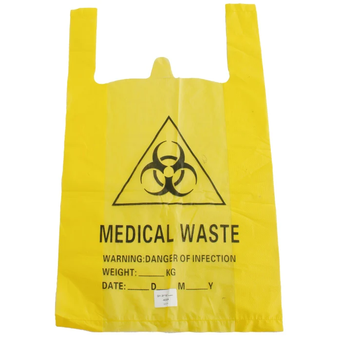 BIOHAZARD BAG YELLOW SMALL 55X35CM
