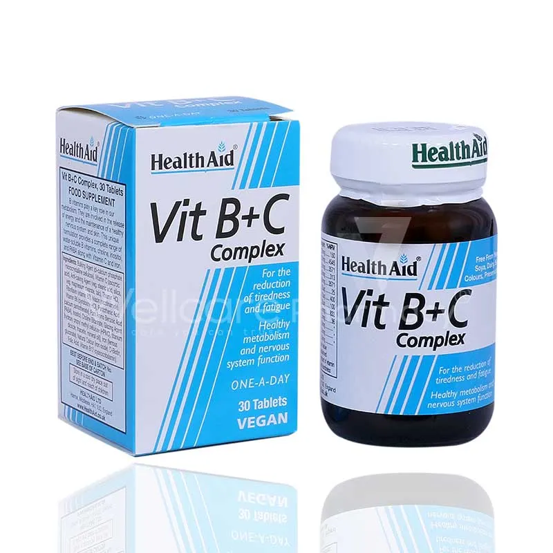 Health Aid Vit B + C Complex Tablets 30'S