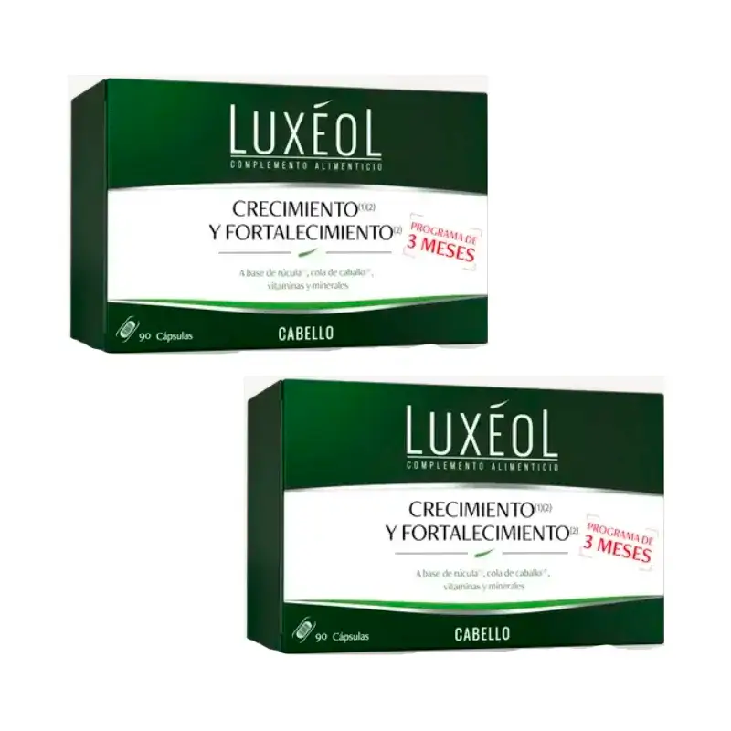 Luxeol Densidade, Crescimento e Fortalecimento, Embalagem 2 x 90 comprimidos