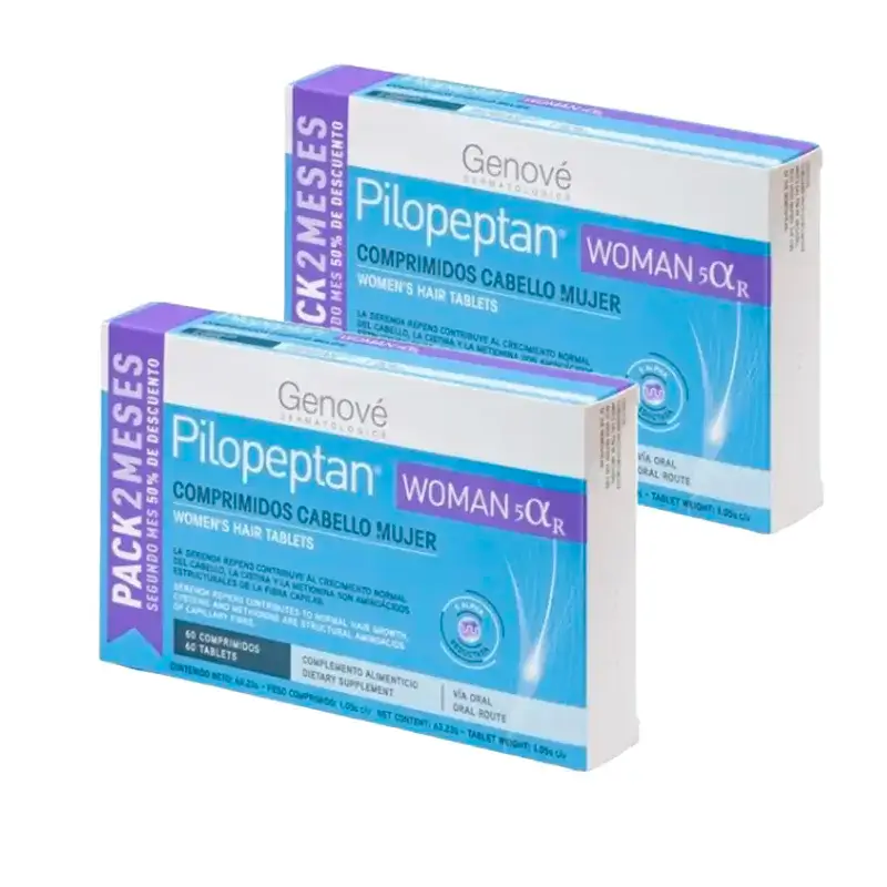 Genové Pilopeptan Woman 5 Alpha R, Embalagem 2 x 60 comprimidos