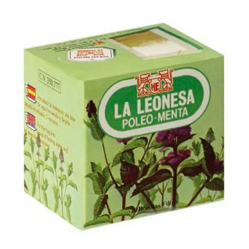 La Leonesa Pennyroyal Mint, 10 infusões piramidais