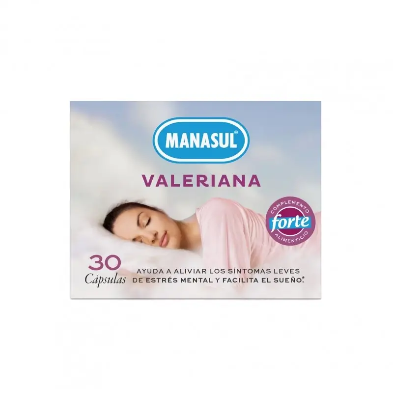 Manasul Valeriana Forte , 30 cápsulas