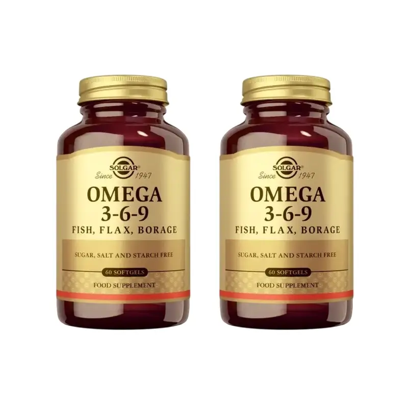 Solgar Omega 3-6-9, 2X60 Cápsulas