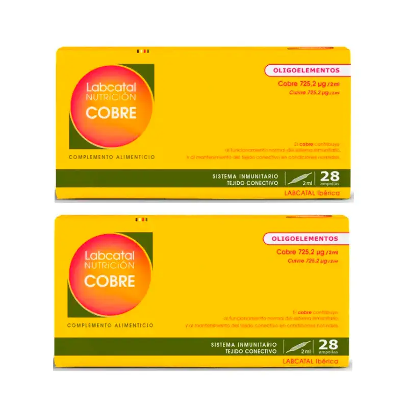 Labcatal Cobre, 2X28 Ampolas
